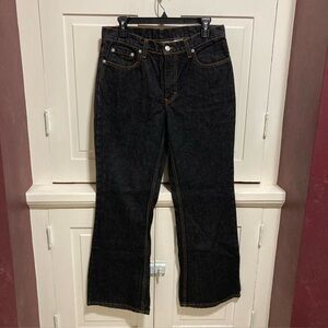 Vintage JORDACHE Woman’s Y2K Black Bootcut Jeans Denim Pants Size 11/12